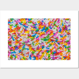 Rainbow Candy Sprinkles Photograph Posters and Art